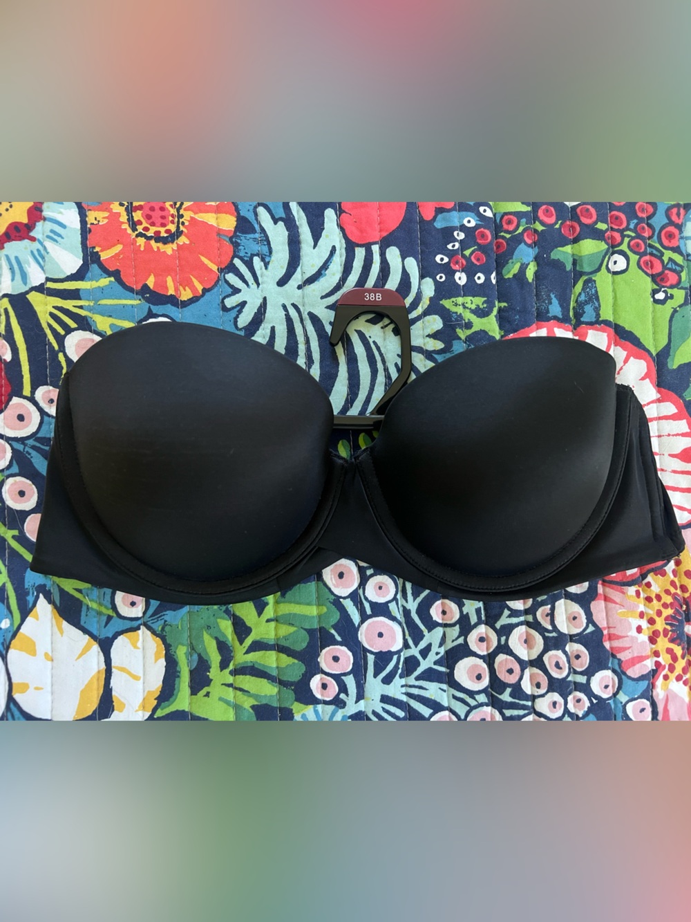 Brand new! Maidenform Strapless Black Satin Bra - Women Intimates
